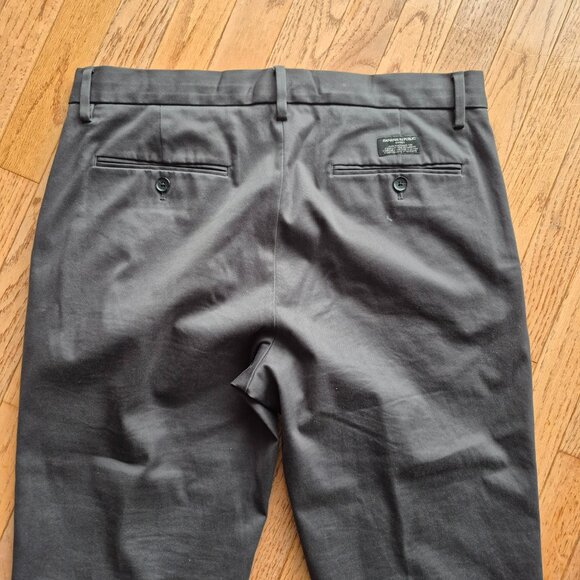 Banana Republic Aiden Slim Fit Chino Pants Charcoal 34" x 36" - Picture 7 of 15